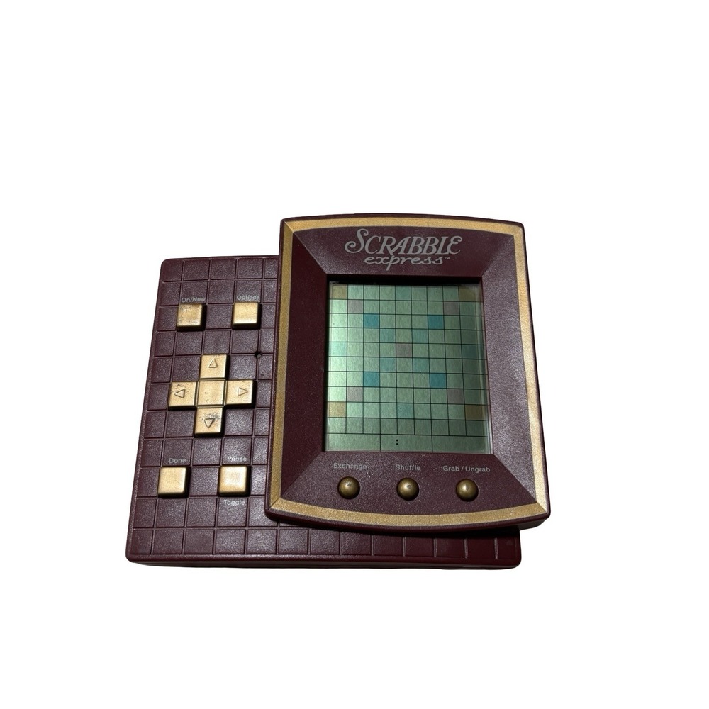 Vintage Scrabble Express Electronic Handheld Game Hasbro 1999 NO BATTERIES